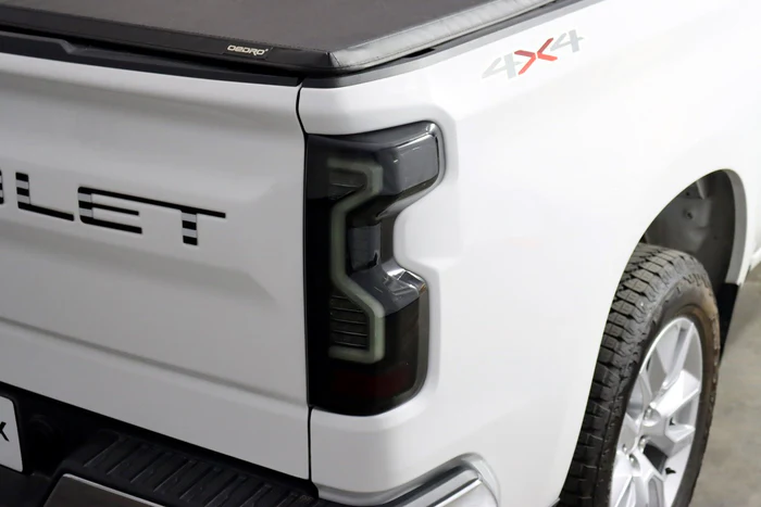 19-24 Chevrolet Silverado 1500 / 20-24 Silverado 2500HD/3500HD PRO-Series LED Tail Lights Red Smoke - Image 5