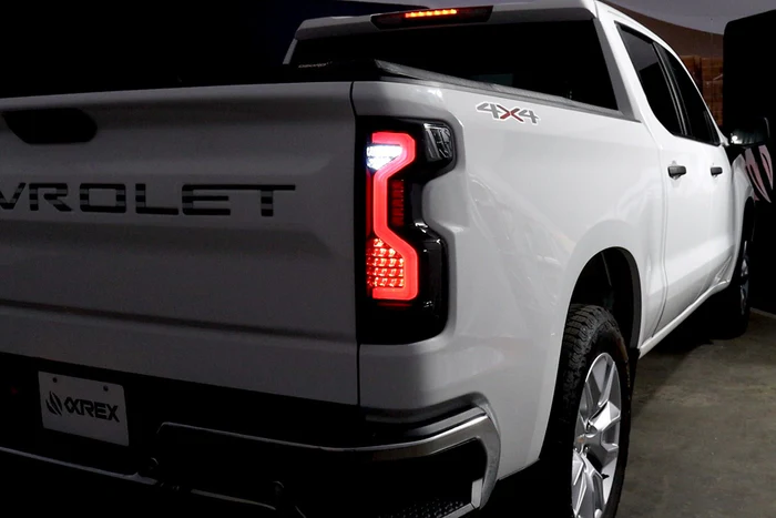 19-24 Chevrolet Silverado 1500 / 20-24 Silverado 2500HD/3500HD PRO-Series LED Tail Lights Red Smoke - Image 7