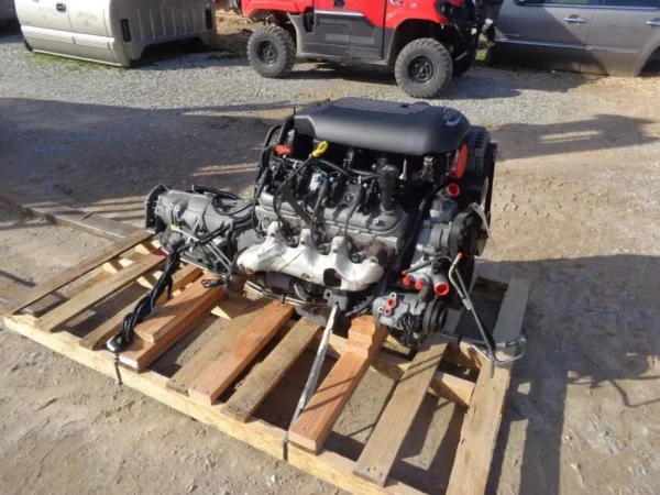 2003 Chevy 6.0 LQ4 Vortec Engine with 4L80E Trans and Wiring – LS Swap Dropout – 41K Miles