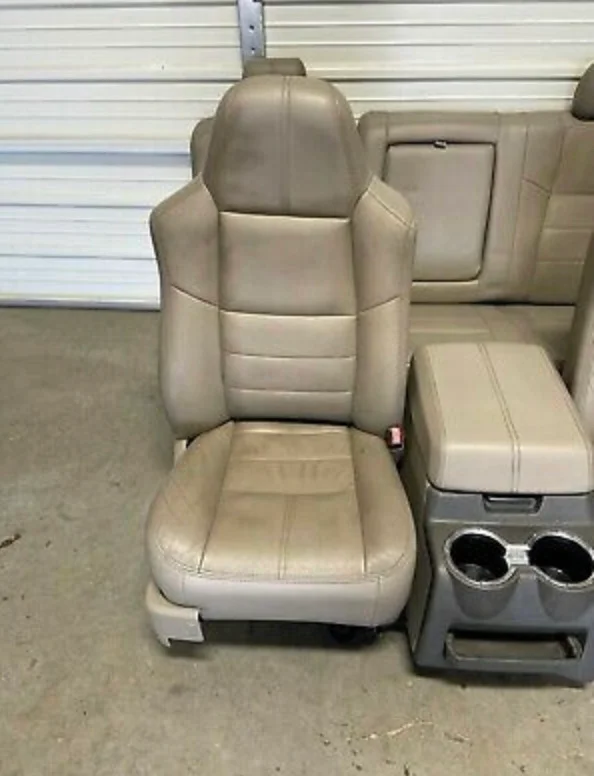 1999-2010 Ford F250/F350/F450 Super Duty Gray Lariat Front & Rear Seats