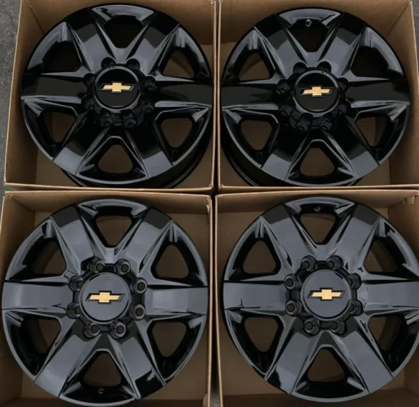 Chevrolet Silverado 2500 3500 HD Gloss Black Wheels Rims
