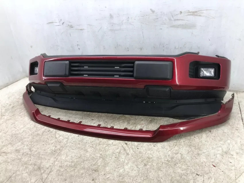 2018-2020 Ford F-150 OEM Front Bumper Assembly with Fog Lamps (Ruby Red) – USED - Image 2